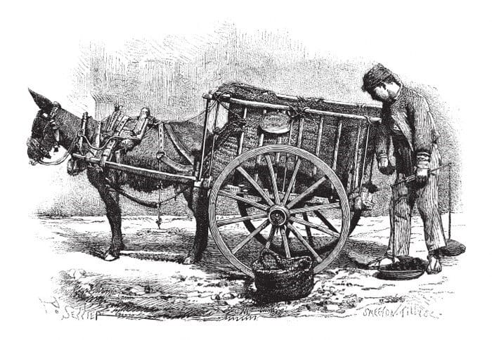early waste transportation