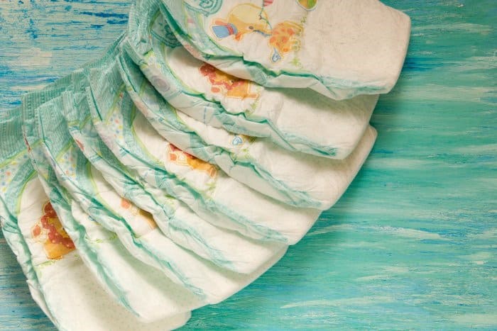 throwing away nappies